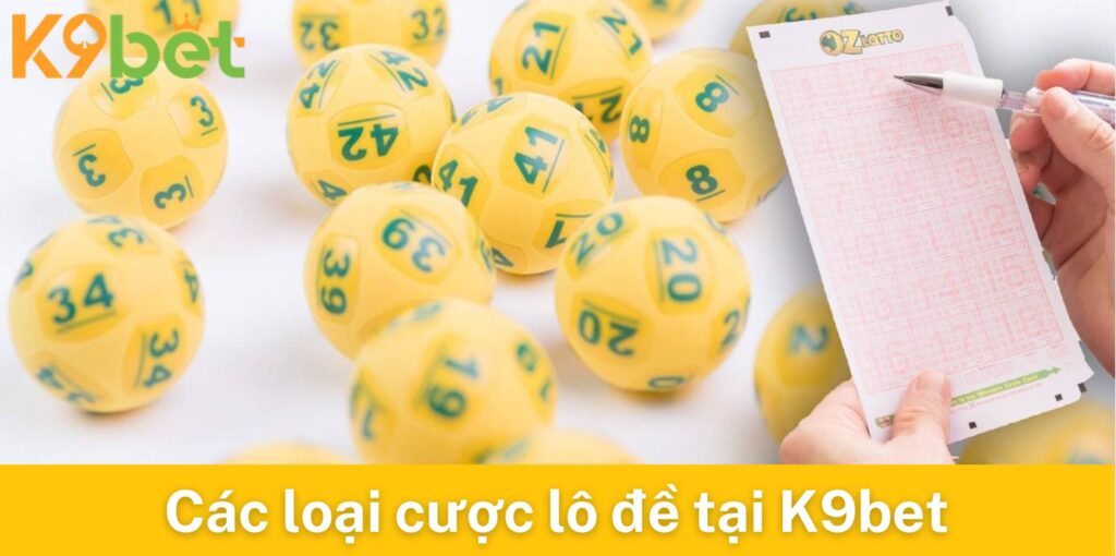 Điểm danh các loại cược lô đề tại K9bet